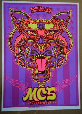 Mc5 - Todd Slater - Artist Proof - Emo's Austin Texas - Poster • $149.99