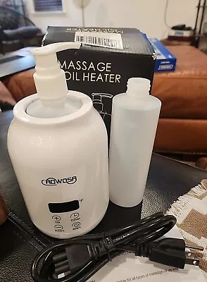 Massage Oil Warmer Bottle Professional Electric Lotion Digital Heater For SPA... • $59