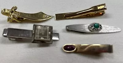 Vintage Tie Tacks Lot Spiedel Sword Swank Gentleman C1 • $19.90