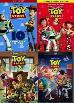$12.05 • Buy TOY STORY 1 2 3 4 (6-Disc Set) DVD Collection Set - Brand New - Free Shipping 