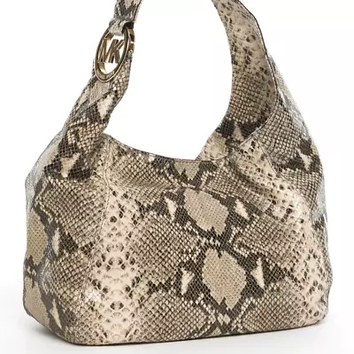 Michael Kors Fulton Python Women's Shoulder Bag • $99