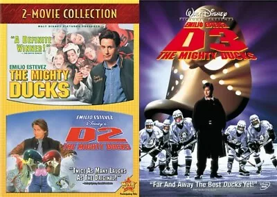 THE MIGHTY DUCKS + D2 + D3 New Sealed DVD 3 Films Disney • $22.86