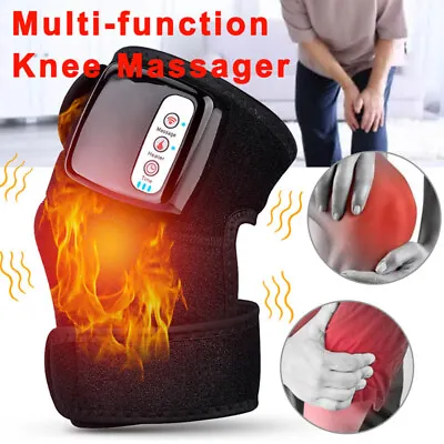Electric Heating Vibration Knee Joint Pad Brace Leg Therapy Massager Pain Relief • $9.95
