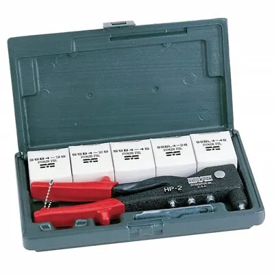 Marson 39001 HP-2 Hand Rivet Kit W/ Case & 200 Assorted Klik-Fast Rivets - NEW • $82.20