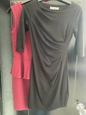 £4 • Buy Small Bundle Of Designer Dresses Office Evening Elegant 3/4 Sleeveless Black - 6