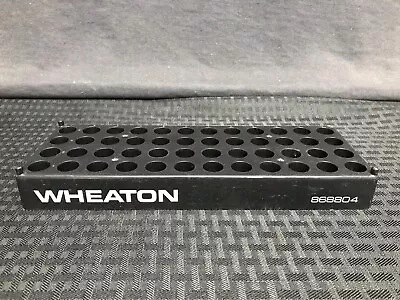 WHEATON Polypropylene 48-Well Vial Tube Storage Rack 15.5mm ID 868804 • $21.99