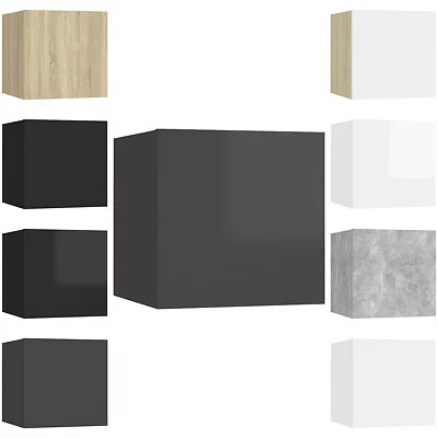$39.99 • Buy Wall Mounted TV Cabinet High Gloss Black 30.5x30x30 Cm VidaXL