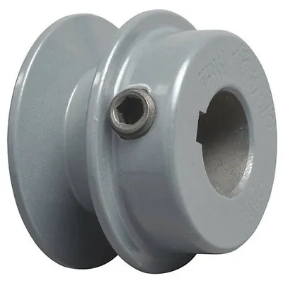 Zoro Select Ak2558 5/8  Fixed Bore 1 Groove Standard V-Belt Pulley 2.55 In Od • $7.99