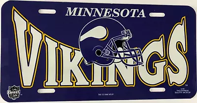 1996 Minnesota Vikings Souvenir License Plate Plastic • $4