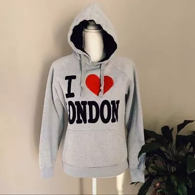 G-Crown I Love *heart* London Gray Hoodie • £21.40