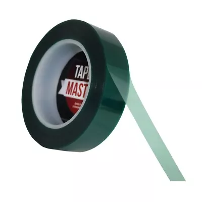 1  X 72 Yds 2 Mil Green Polyester Powder Coating High Temperature Masking Tape • $8.95