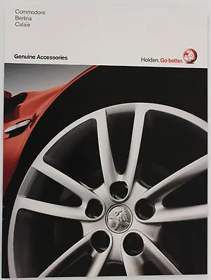 New Original Holden VE Accessories Commodore Calais Sales Brochure 2008 12 Page • $19.80