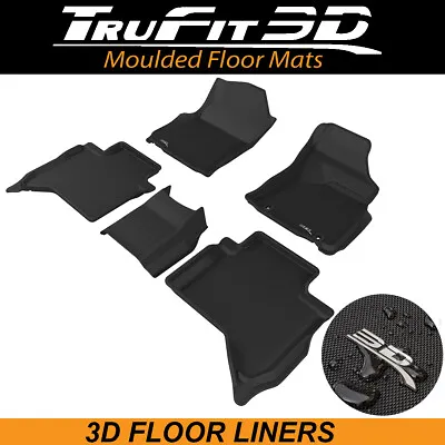 Trufit Floor LIners For Toyota Hilux Dual Cab 2015 - 2023 MANUAL 3D Rubber Mats • $199