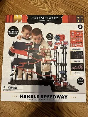 FAO Schwarz Marble Speedway Gravity Race Build Set • $16