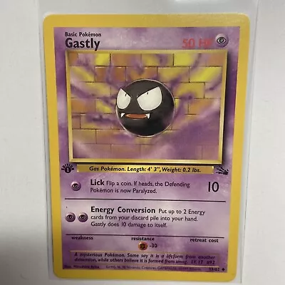 1st Edition Gastly 33/62 - Fossil - Near Mint • $4.99