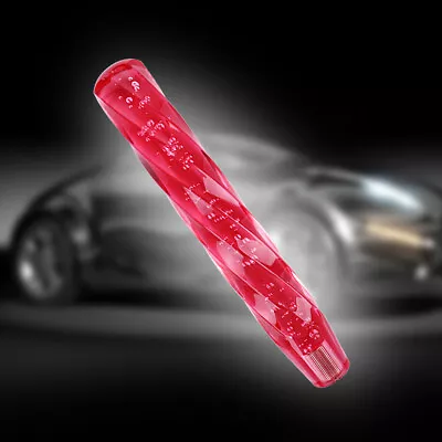 VIP 300MM Transparent Red Crystal Bubble Racing Gear Shift Knob For MT Manual • $28