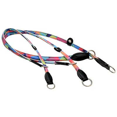 £8.55 • Buy Hand Made Real LEATHER ROLLED SLIP DOG Choker COLLARS MULTICOLORED