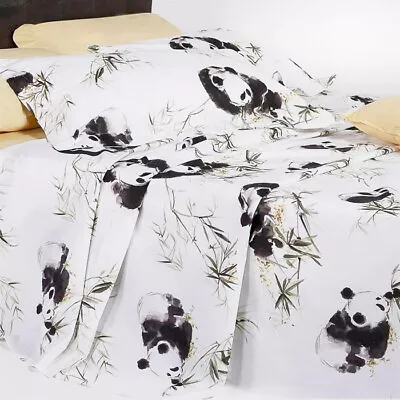 Double Duvet Cover In Percale MIRABELLO Vita Da Panda • £107.79