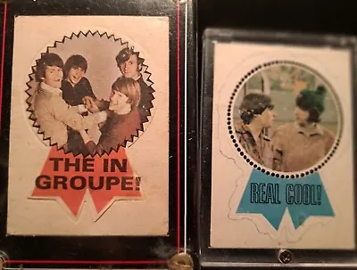 2 Vintage 1967 Monkees Badges Stickers Cards  • $38.50