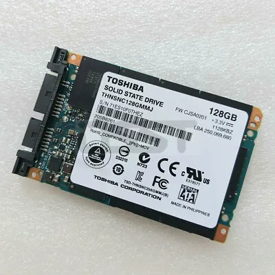 New Toshiba THNSNC128GMMJ 1.8  128GB Micro SATA SSD 3Gb/s MLC Solid State Drive • $49.99