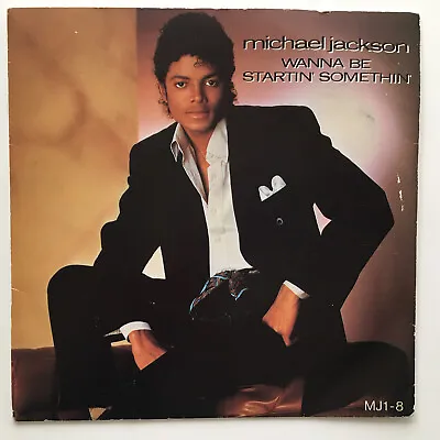 Michael Jackson Wanna Be Startin' Somethin'/Rock With You UK 45 Red Color Vinyl  • $24.99