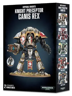 Warhammer 40K Canis Rex Imperial Knights Titan NEW BOX Questoris Warden Errant + • $294.90