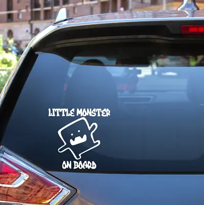 Monster On Board Baby Rear Window Logo Car Styling Vinyl Decal Transfer Sticker • £5.39