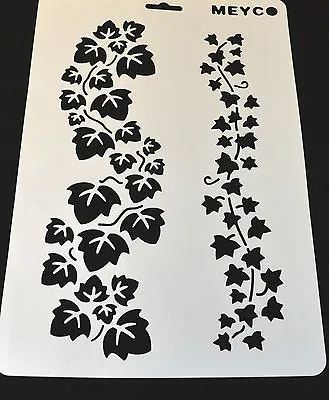 Wall Stencil Reusable Stencil Vines Flower Leaves Plants    No 8 • £4.83