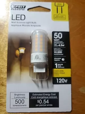 Feit Electric LED T4 GY6.35 Base LED Bulb Warm White 50 W Equivalent Uses 4.5 W • $8.49
