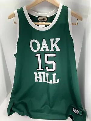Oak Hill Academy Jersey Size 54 Carmelo Anthony #15 Hardwood Legends Green White • $49.26