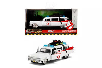 Ghostbuster Ecto-1 Cadillac Hollywood Rides 1:32 Model JADA TOYS • £12.89