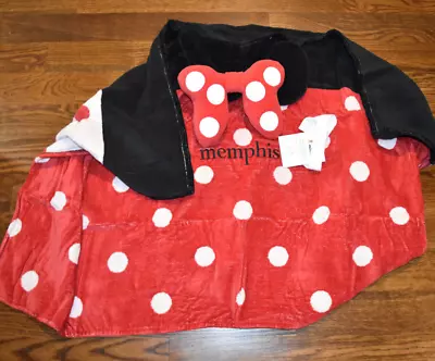 Pottery Barn Kids Disney Mickey Mouse Baby Bath Wrap Memphis Monogram NEW NWT • $13.74