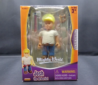 $12 • Buy Mighty World  Construction Josh The Arborist With Hatchet And Saw NIB.