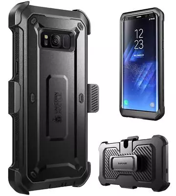 For Samsung Galaxy S8 / S8 Plus Case SUPCASE Holster Cover+Tempered Glass Screen • £23.49