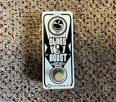 Pigtronix Class A Boost Micro Pedal • $60