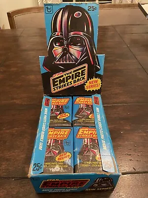 (1) Unopened Sealed Wax Pack 1980 Topps Star Wars EMPIRE STRIKES BACK Series 2 • $25.99