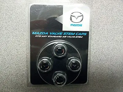 2019 2020 2021 Mazda 3 Chrome Valve Stem Caps With Mazda Logo New Oem !!!! • $18.95