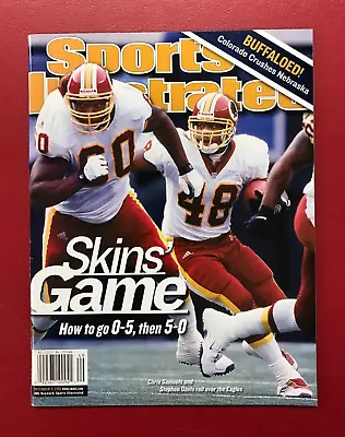 Sports Illustrated Magazine Dec 2001 Redskins Chris Samuels Stephen Davis • $10