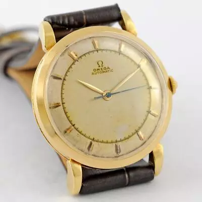 1944' Authentic Omega 2445 Solid 18k Gold Bumper Automatic 28.10 Ra Gents Watch • $1780