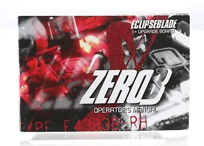 Planet Eclipse Zero-b  Eblade Paintball Autococker Manual • $19.99