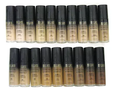 Milani Conceal+Perfect 2 In 1 Foundation And Concealer (2 Bottle Bundle) • $19.99