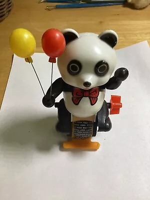 Yung Lo Mechanical Cyclist Panda Wind-Up Toy Works • $21.99