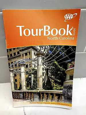 North Carolina AAA Tour Book Travel Atlas Guide 2016 • $3.49