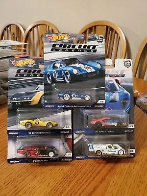 Hot Wheels 2018 50th Anniv. Premium Car Culture Circuit Legends Complete Set 5 • $84.99