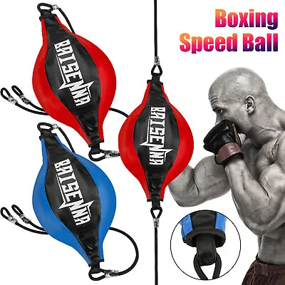 Double End MMA Punching Boxing Sparring Speed Ball Fitness Training Equipment US • $14.98