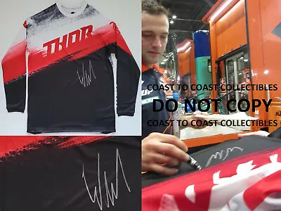 Cooper Webb Supercross Motocross Signed Thor Jersey COA Exact Proof Autographed • $349.99
