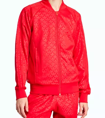 New Mens Adidas Originals Superstar Monogram Trefoil Track Jacket ~ Large Ij5689 • $88