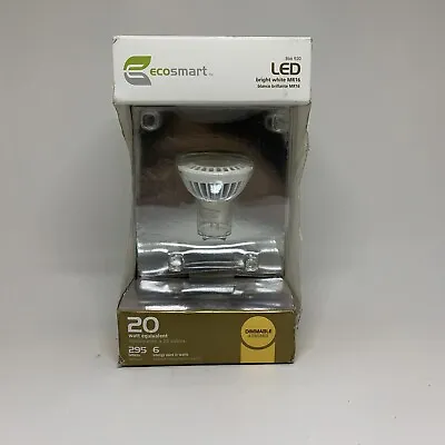 Ecosmart 20W MR16 Bright White LED • $11.25