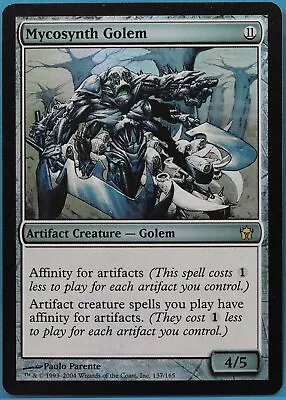 Mycosynth Golem FOIL Fifth Dawn HEAVILY PLD Artifact Rare CARD (445851) ABUGames • $62.59