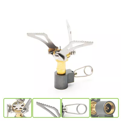 Light Weight Folding Small Ultralight Outdoor Camping Cook Burner Gas Stove G • $12.99